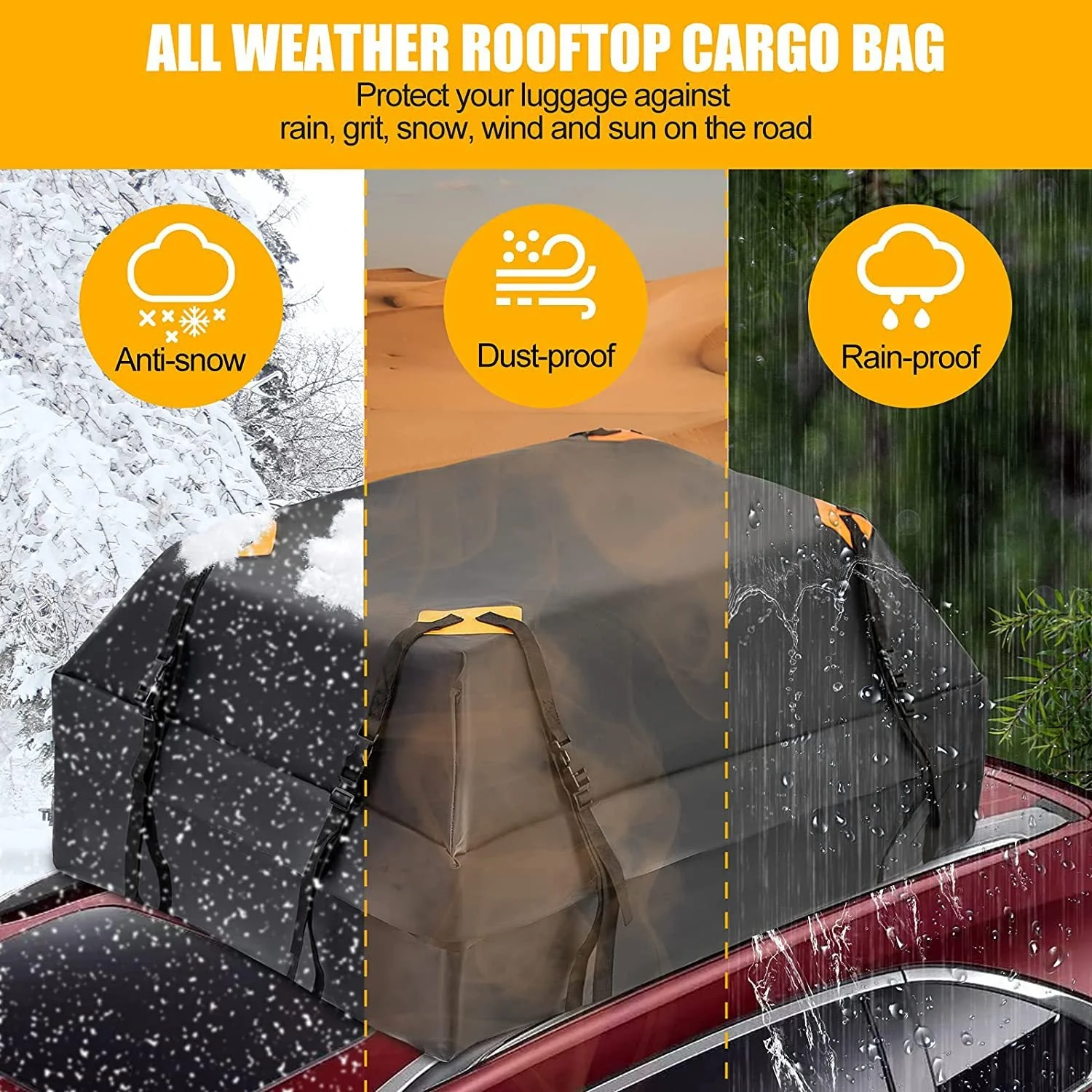 Car Roof Bag Cargo Bag - Image 12