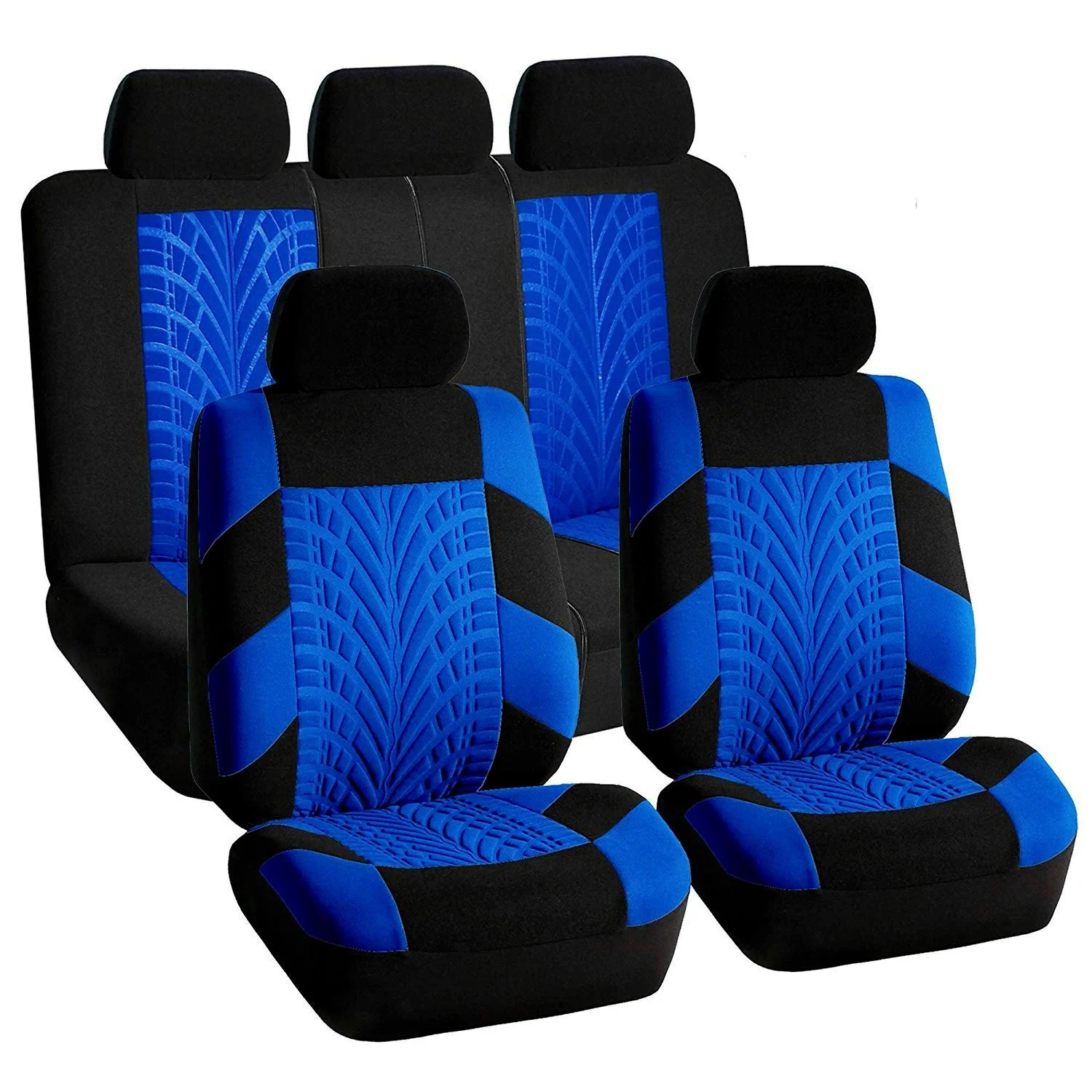 Car Seat Cover 5 Seater Cushion Mat Protector Polyester - Image 2