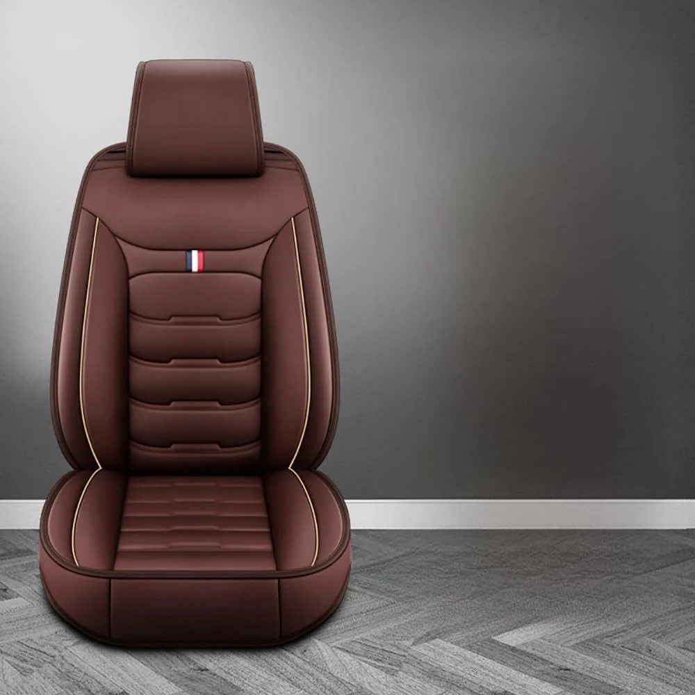 Car Seat Cover Faux Leather Cushion 5 Seater Full Set Front Rear Premium Quality - Image 2