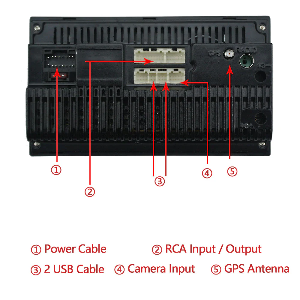 Car Stereo System Touch Screen with GPS + Reverse camera - Image 5
