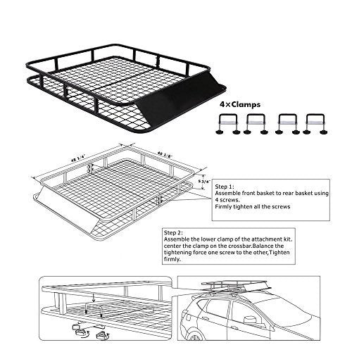 Universal Car Roof Rack Basket Car Top Luggage Rack - Image 8
