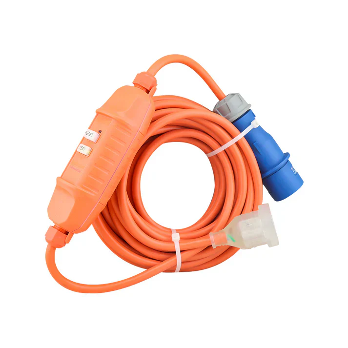 Caravan Camping Extension Lead 10m 16A to 10A with RCD - Image 5