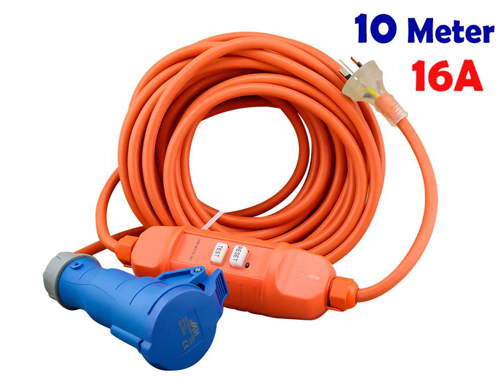 Caravan Lead Camping Lead 10A to 16A RCD Lead Cable 10M - Image 3