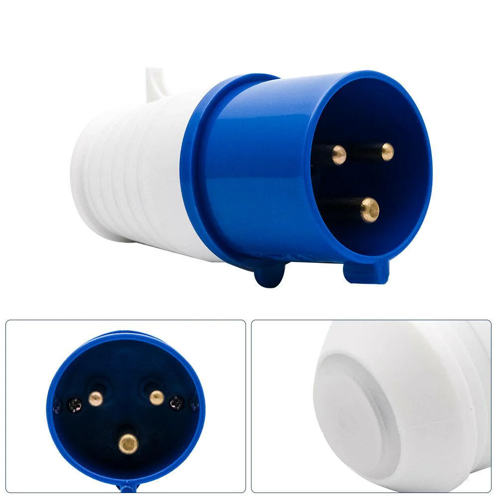 Caravan lead connector plug (Male) 16A IP44 - Image 4