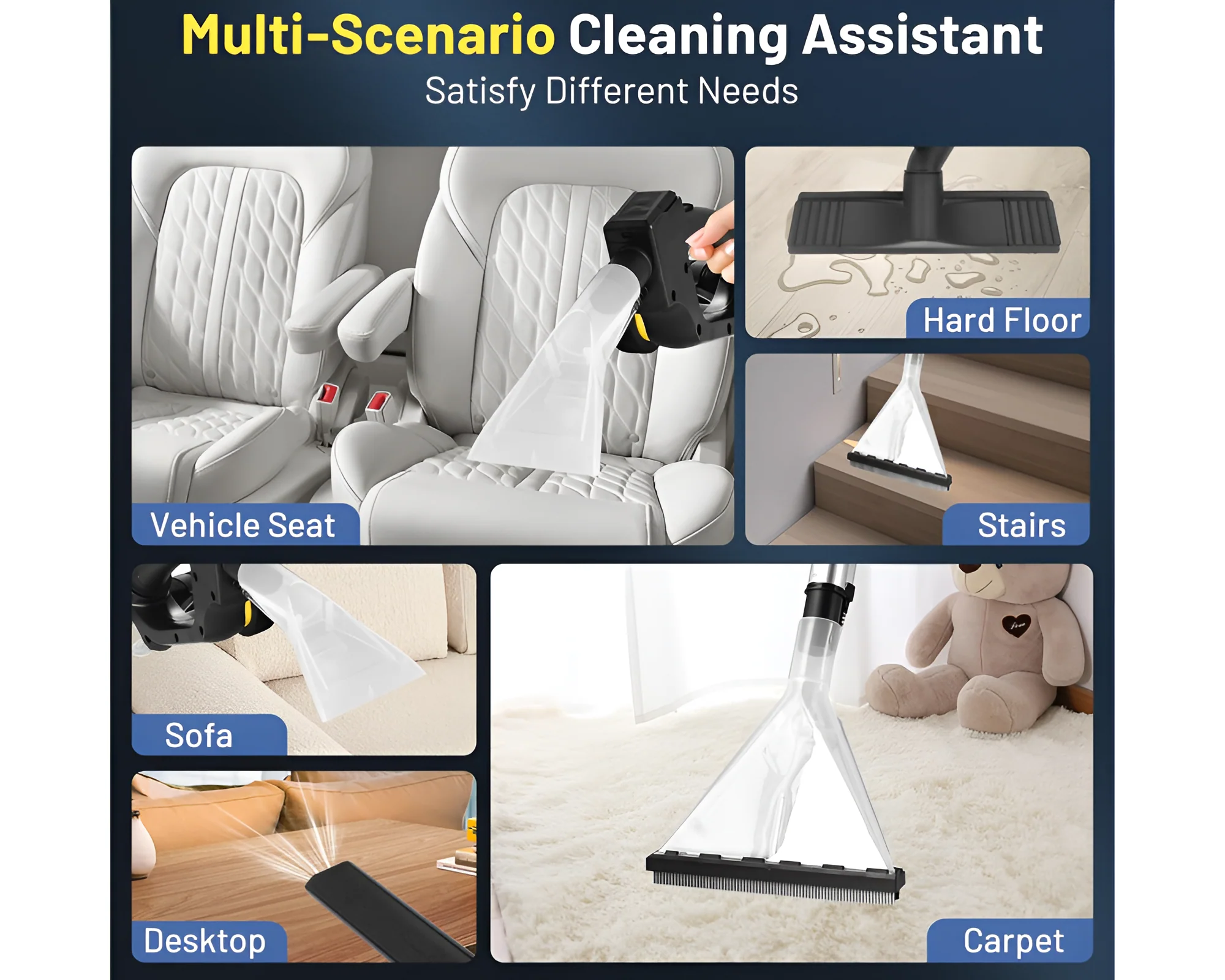 Carpet Cleaner Machine 5-in-1 Carpet Cleaner Machine for Home - Image 6