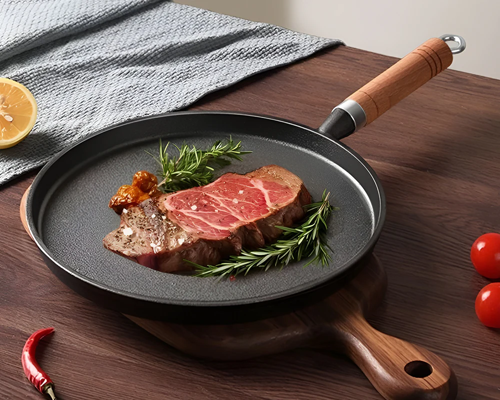 Cast Iron Non-stick Frying Pan - Image 6