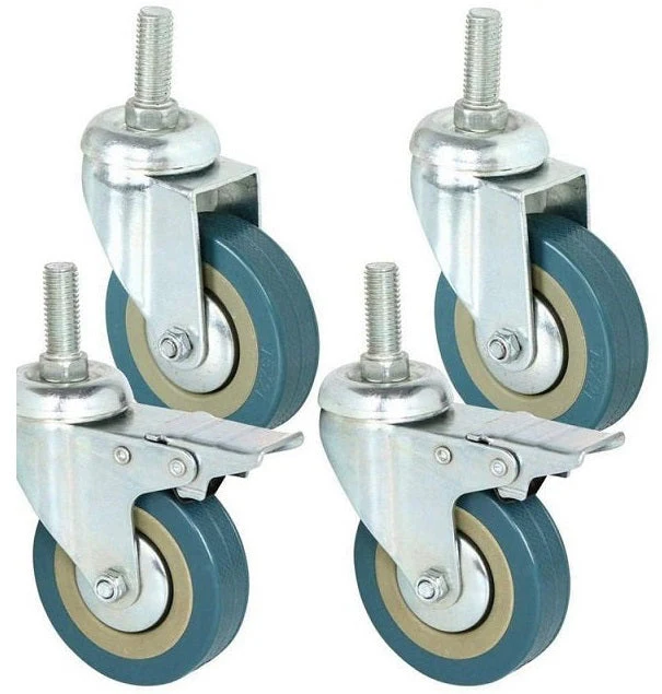 Caster Wheels Trolley Wheels Kit - Image 2