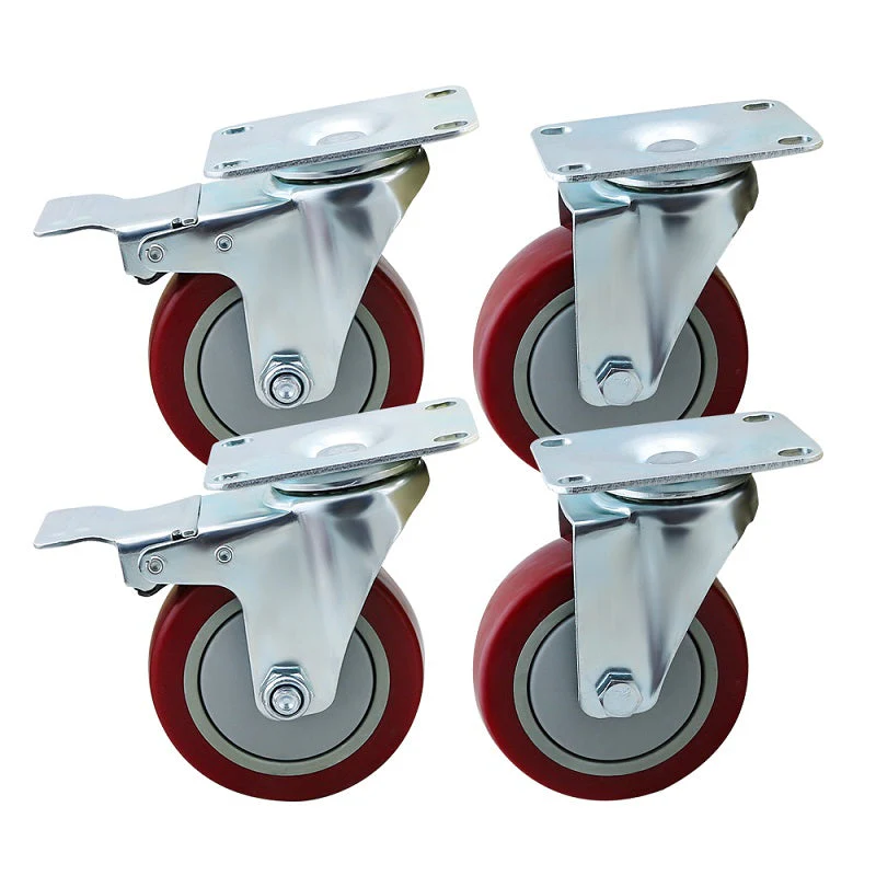 Caster Wheels Trolley Wheels Kit - Image 10
