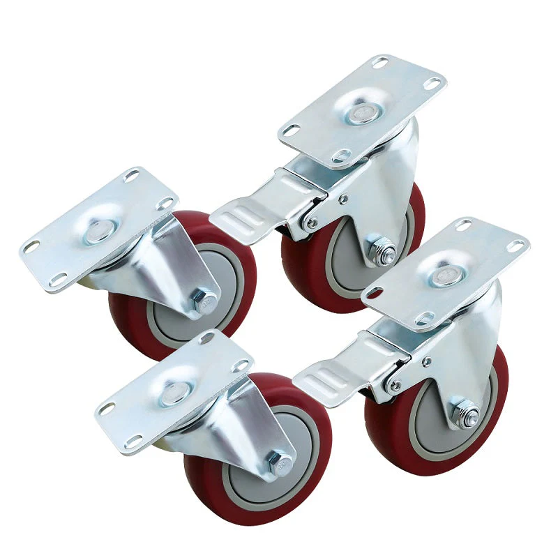 Caster Wheels Trolley Wheels Kit - Image 8