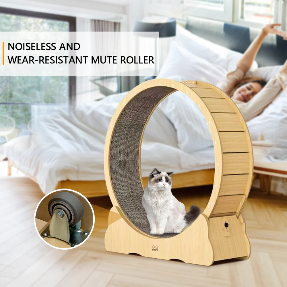 Cat Exercise Wheel Cat Scratcher Board - Image 5