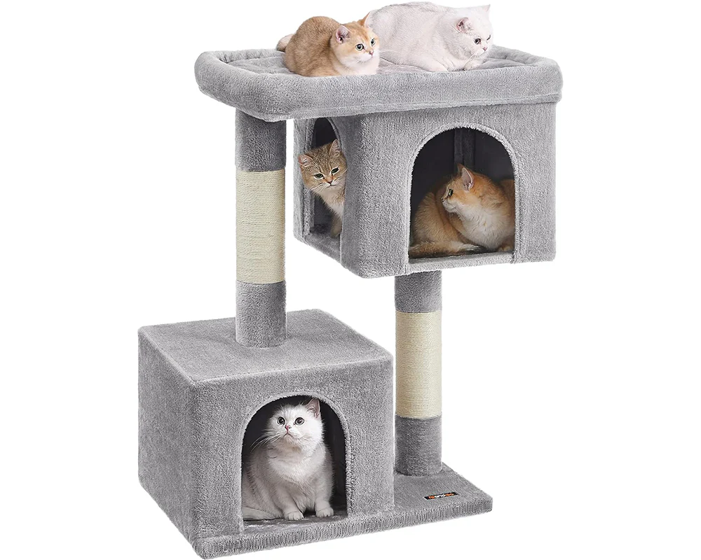 Cat Tree House with Scratching Posts - Image 12