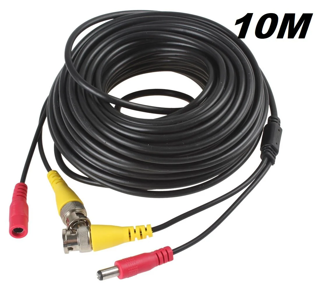 CCTV Cable BNC Video Power Cable for  Surveillance System 10m - Image 3