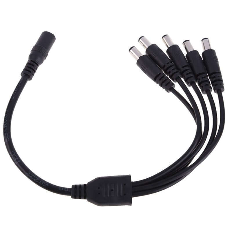 Cctv Security Camera 2.1Mm 1 To 5 Port Power Splitter Cable 12V - Image 3