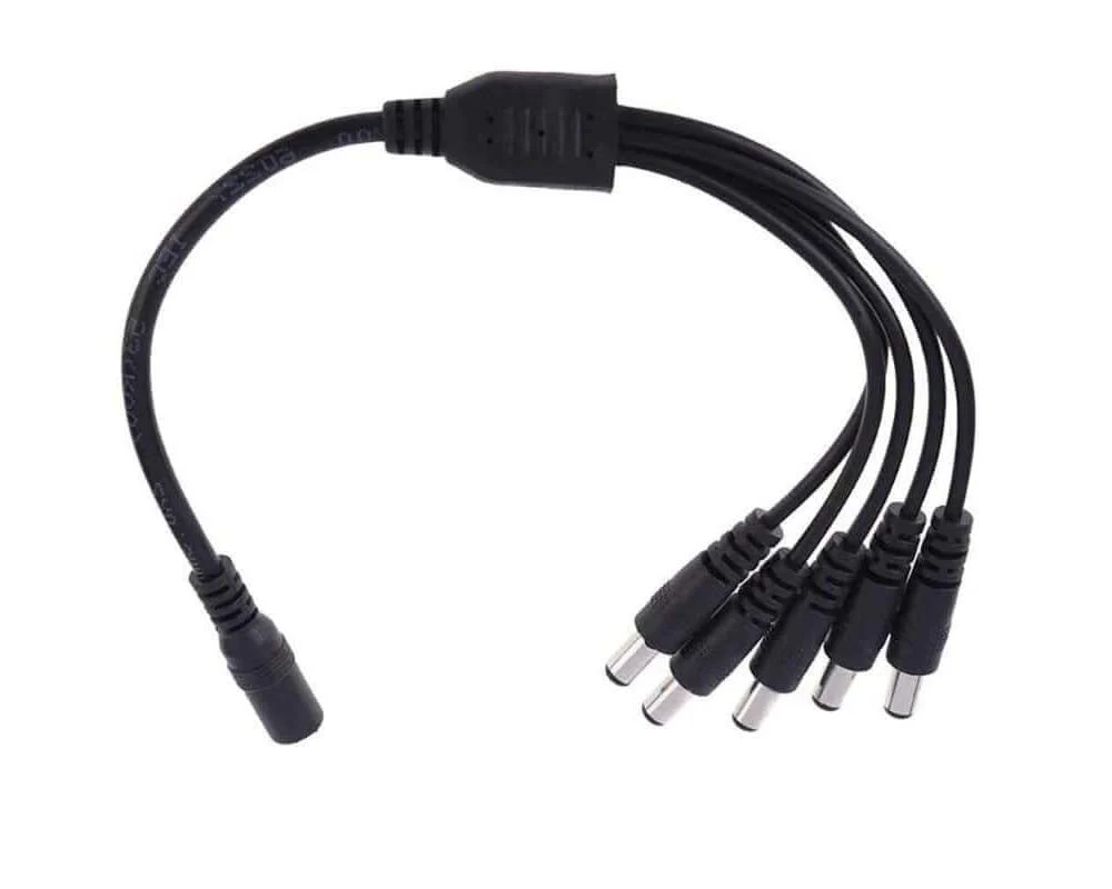 Cctv Security Camera 2.1Mm 1 To 5 Port Power Splitter Cable 12V - Image 4