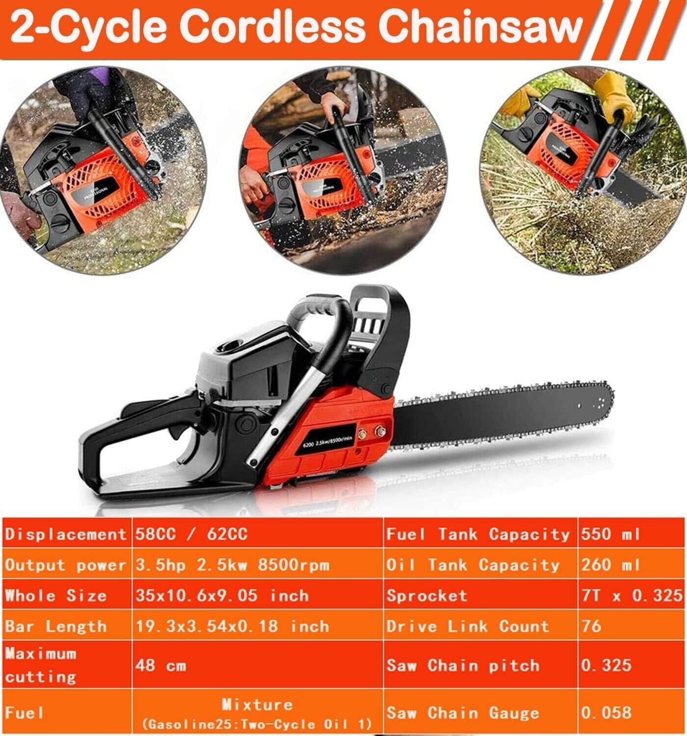 Chainsaw 62cc - Image 6