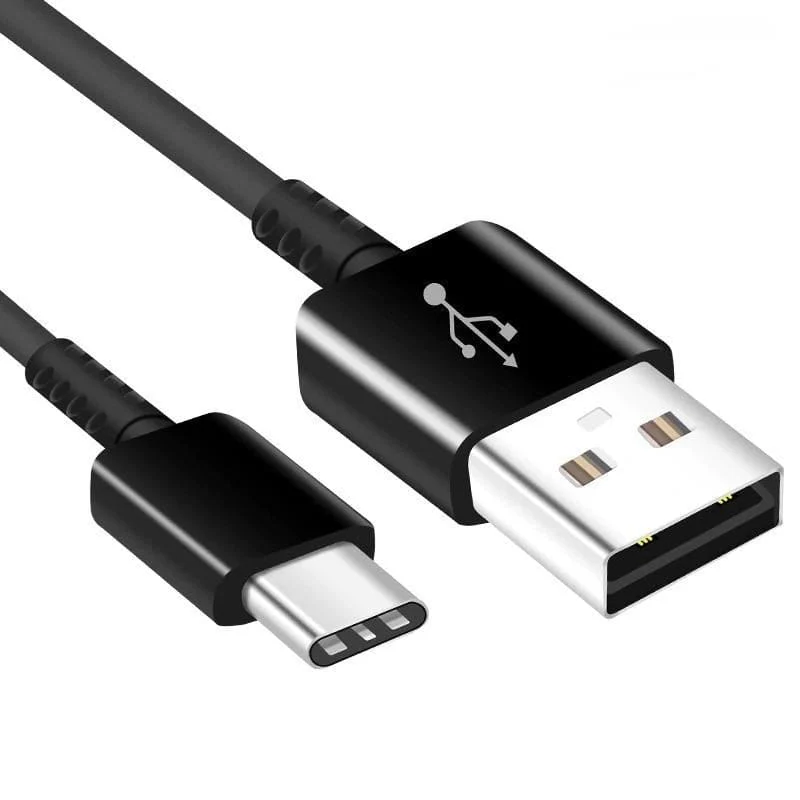 Charger Cable for Samsung Devices - USB to Type C (2m) (Black)