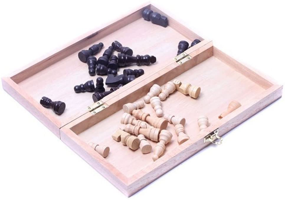 Chess Board Set Folding Wooden - Image 9