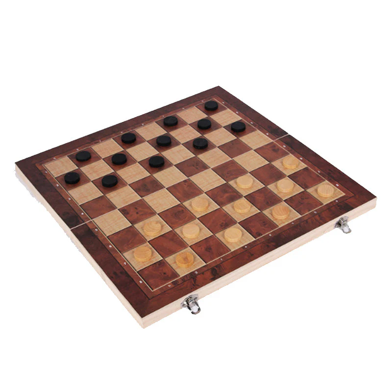 Chess Set 3 games in 1 Checkers and Backgammon 29cm*29cm - Image 3