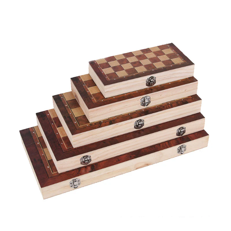 Chess Set 3 games in 1 Checkers and Backgammon 29cm*29cm - Image 4