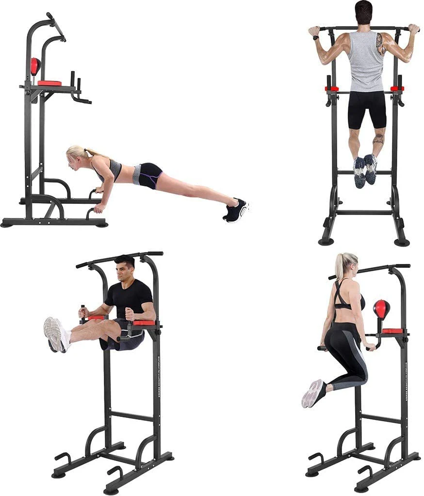 Chin Up Pull Up Chin Up Station Power Tower with Boxing - Image 6