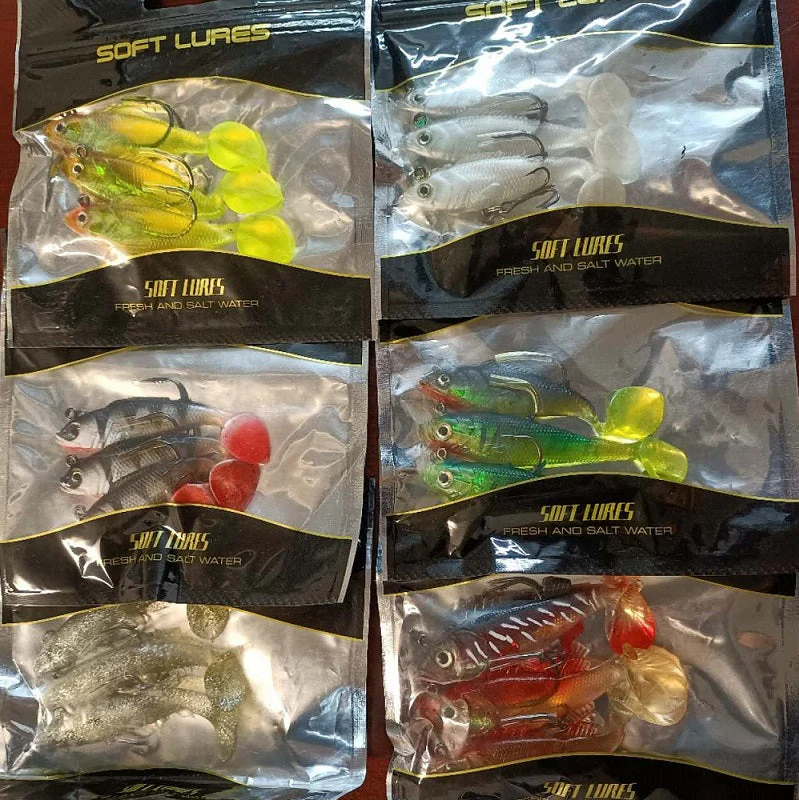CLEARANCE 30pcs Soft Fishing Lures with hook - Image 3