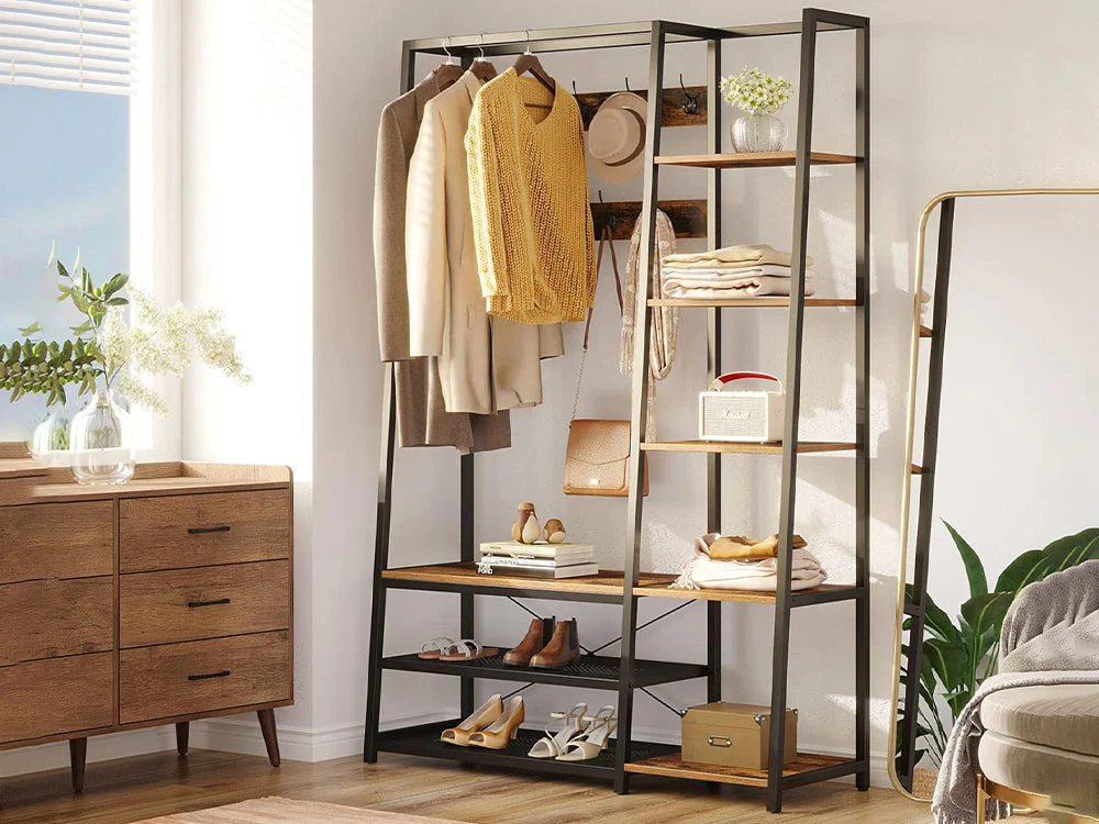 Coat Rack Clothes Rack Wardrobe Clothes Organizer - Image 3