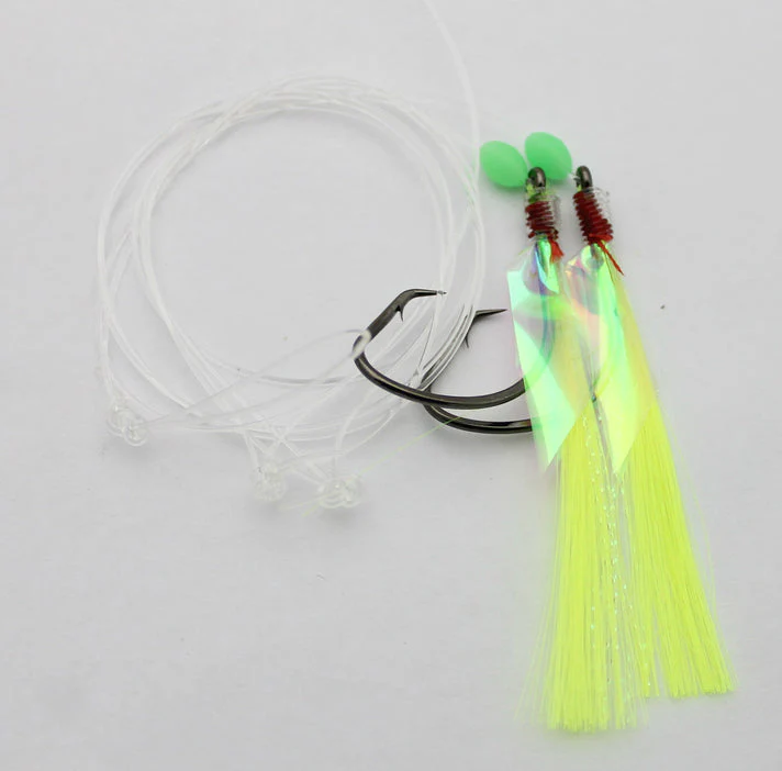Cod Slayer 6/0 Flasher Rig Mutsu Hooks - Image 2