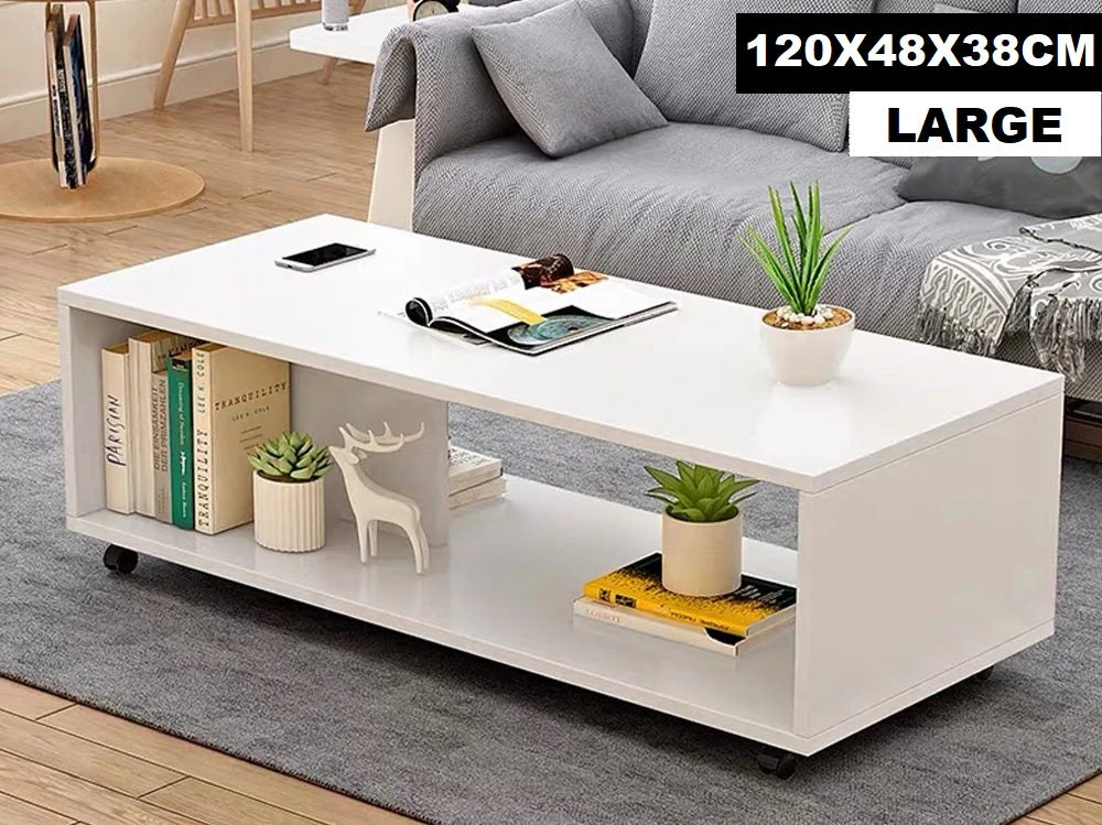 Coffee Table 120CM White - Image 3