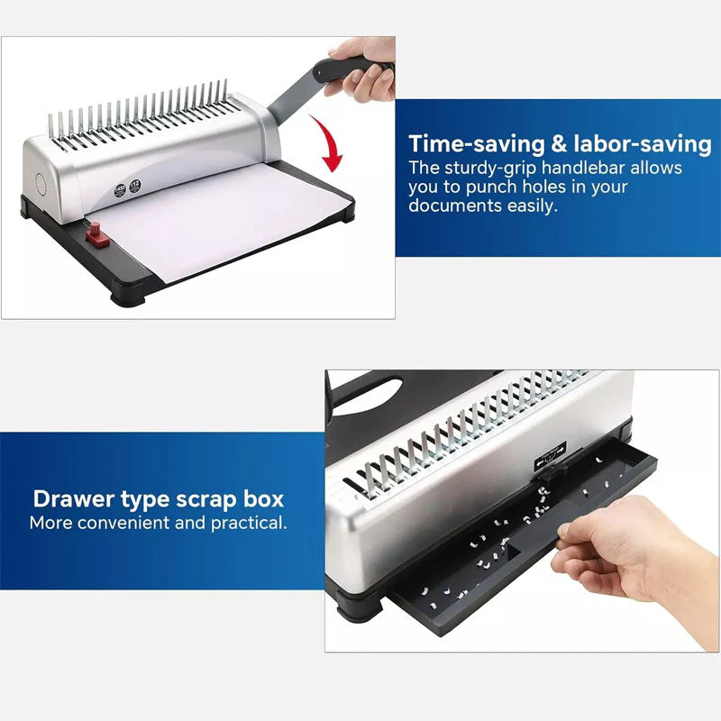 Comb Binding Machine Office Binder - Image 8