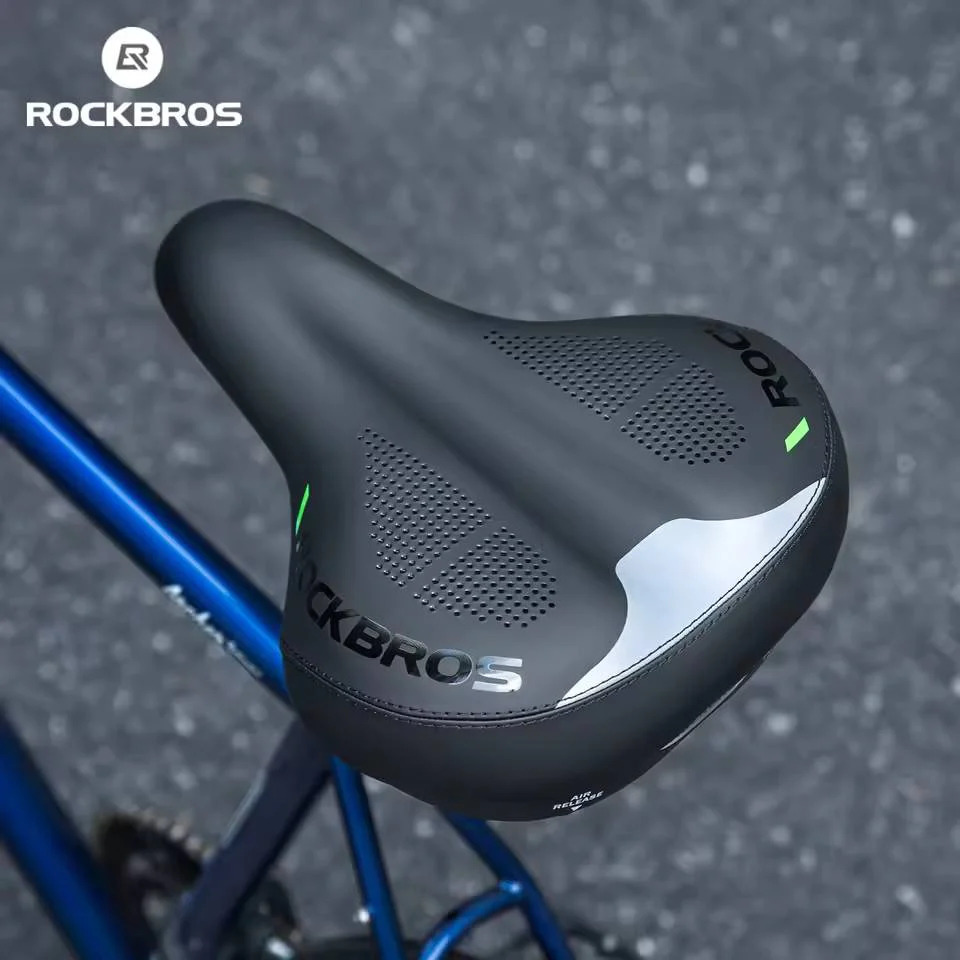 Comfort Air Bike Saddle Inflatable Shock Absorbing Seat for MTB Road Bikes - Image 3