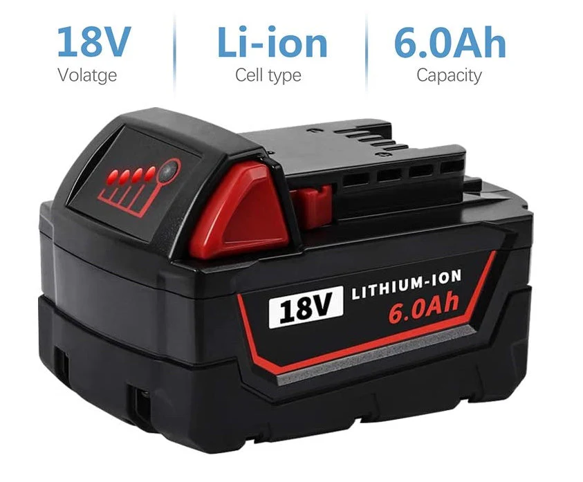 Compatible Replacement Milwaukee M18 18V 6.0Ah Battery - Image 5