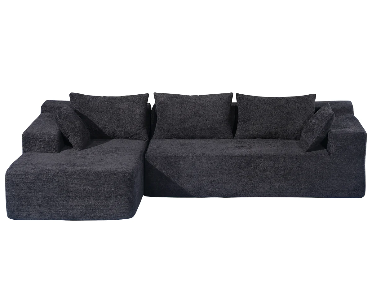 Compressed Sofa L Shape Modular Sofa with Chaise - Image 9