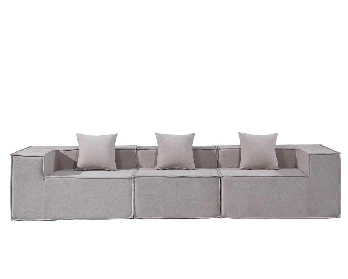 Compressed Sofa Modern 3 Seater Modular Fabric Sofa - Image 10