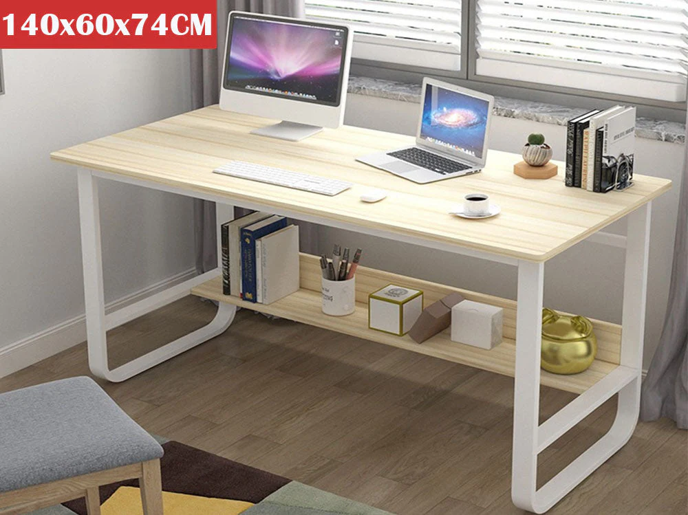 Computer Desk Office Desk Table 140cm - Image 3