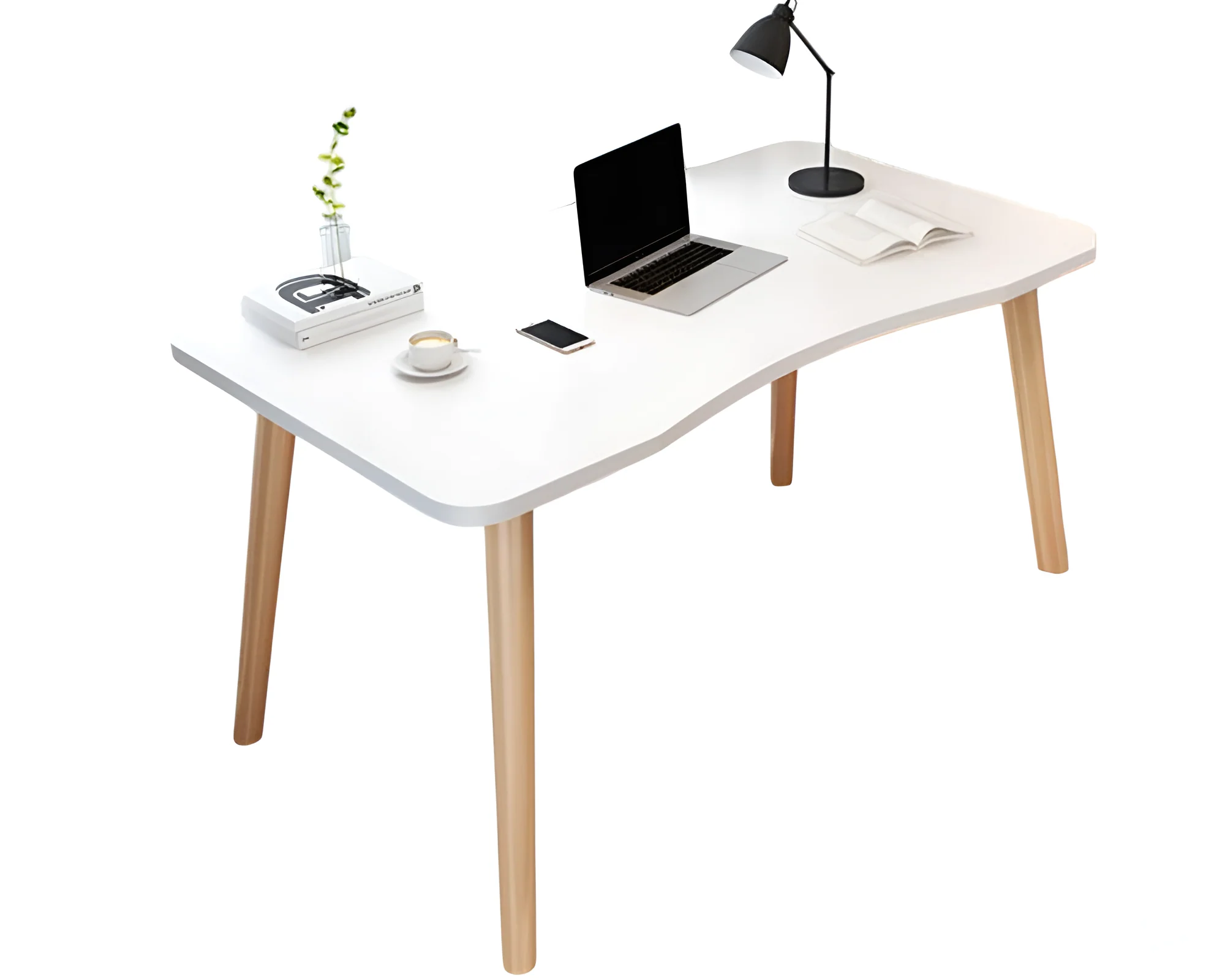 Computer Desk Study Desk Office Desk Modern Wooden Design - Image 10