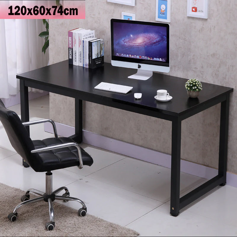 Computer Desk Table Black 120cm - Image 8