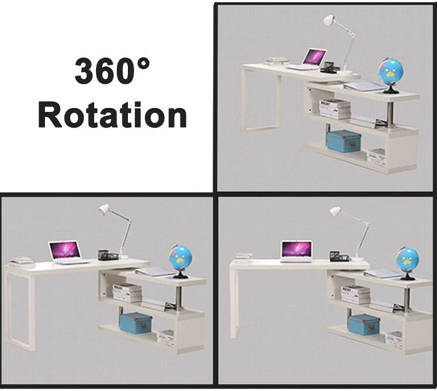 Computer Desk Table with bookshelf - Image 4