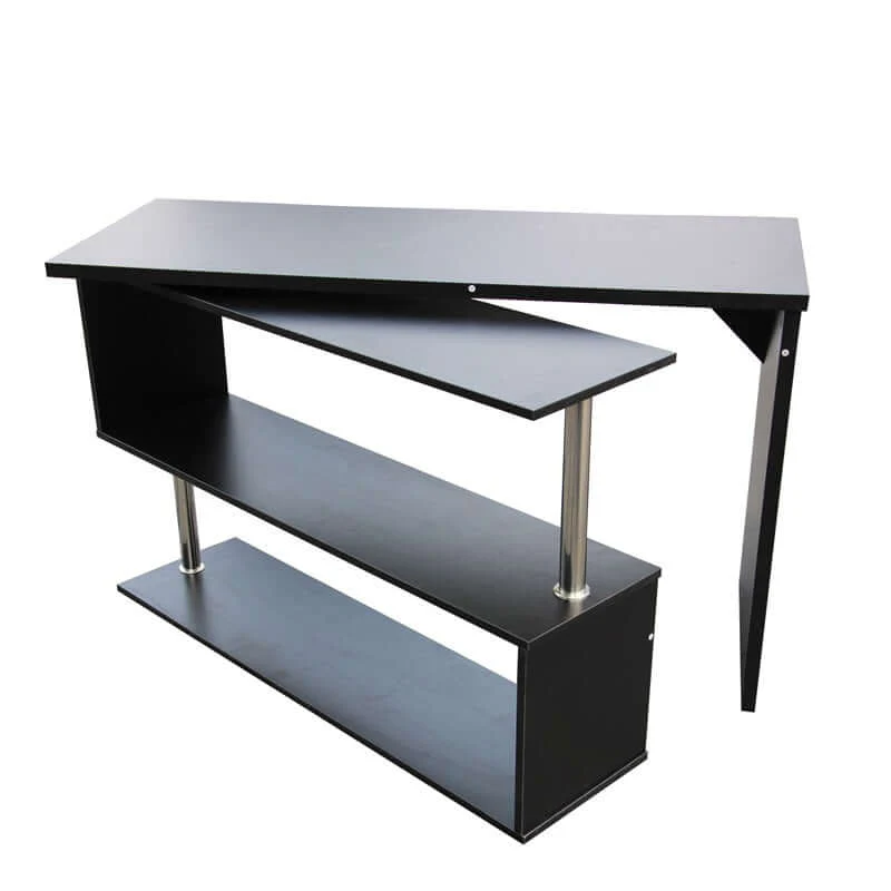 Computer desk with bookshelf - Image 4