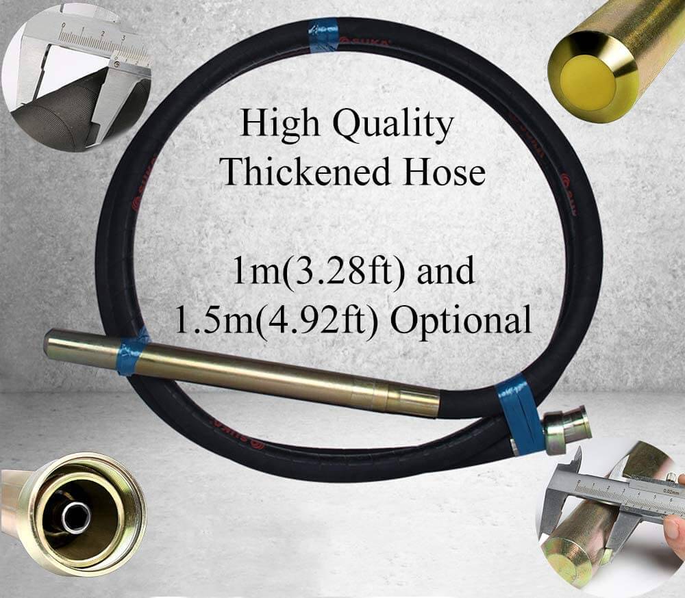 Portable Handheld Electric Concrete Cement Mixing with Flexible Hose - Image 3