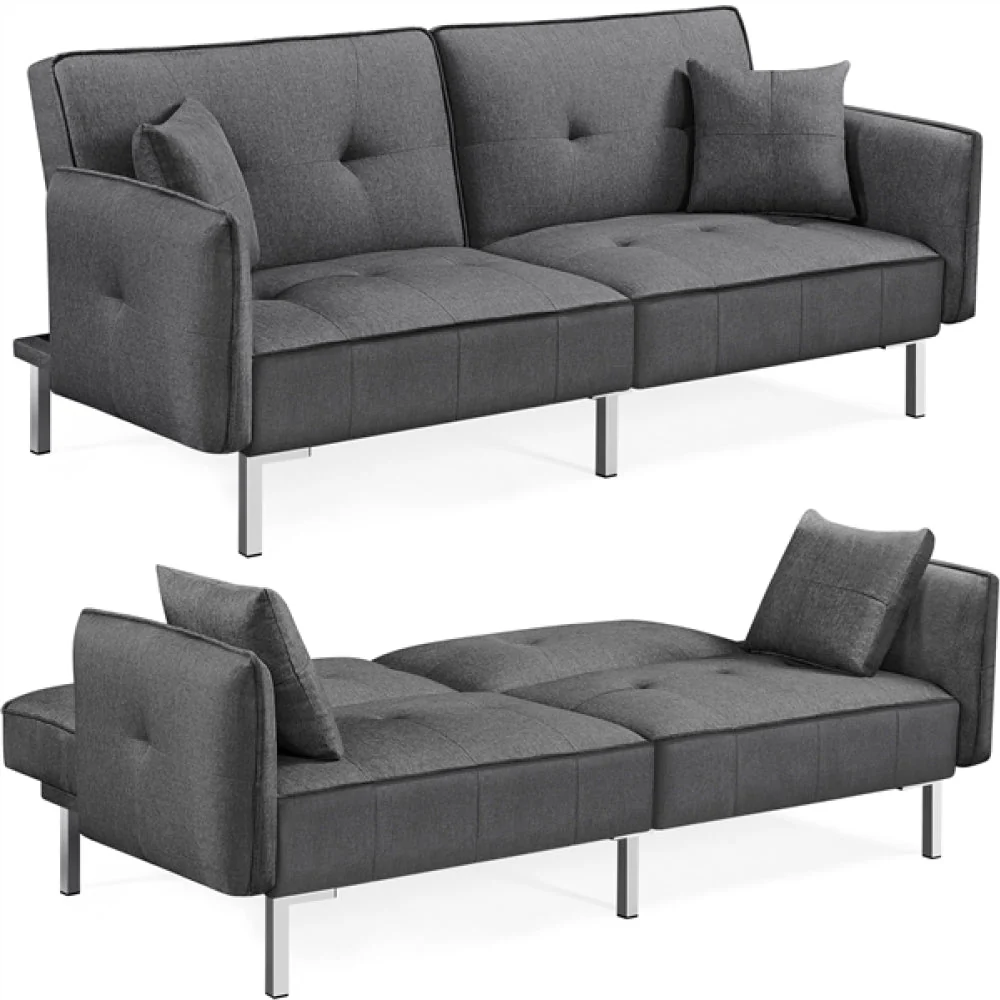 Convertible Futon Sofa Bed - Image 2