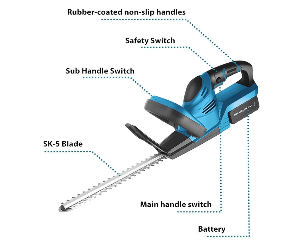 Cordless Hedge Trimmer - Image 3