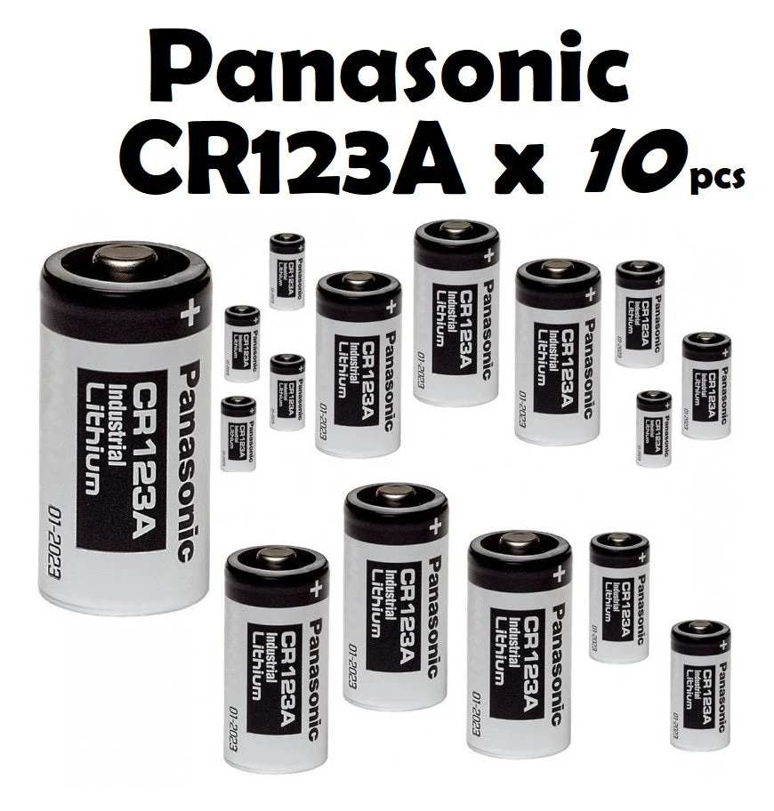 CR123A Panasonic batteries / CR123_10PSC - Image 3