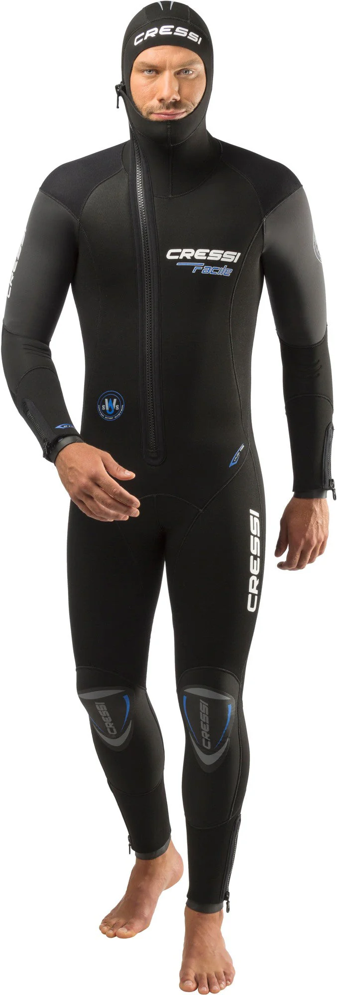Cressi Facile 7mm Semi-Dry Wetsuit - Image 2