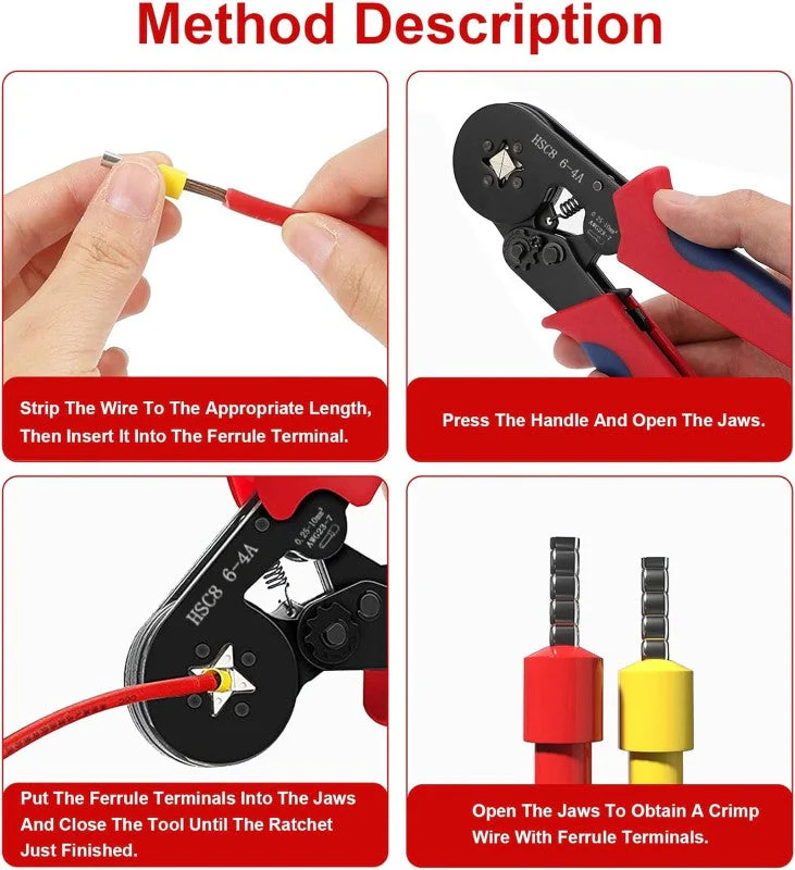 Crimping tool set 1200pcs - Image 6