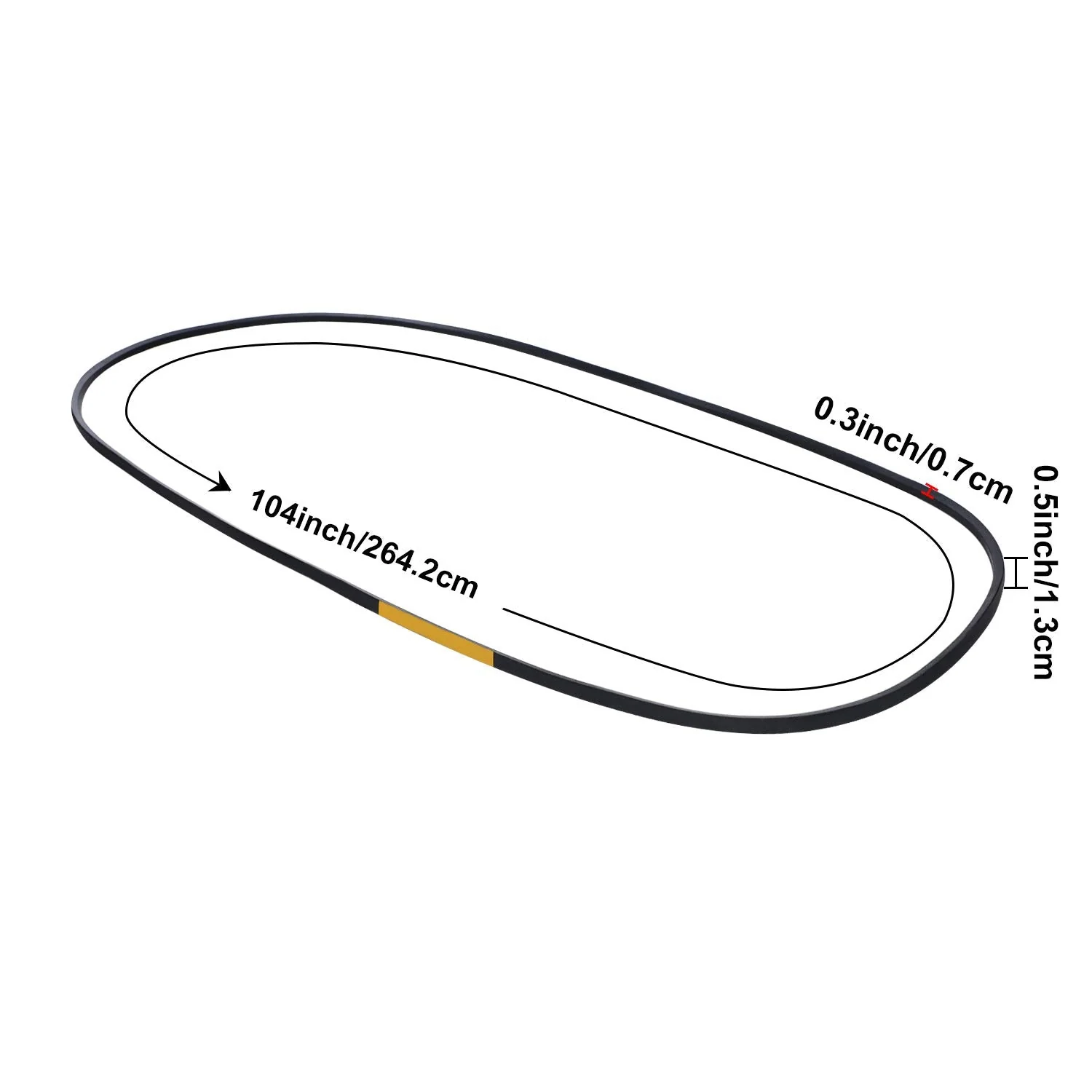 Deck Belt GX20072 for John Deere L series 42" LA100 LA105 LA110 - Image 6