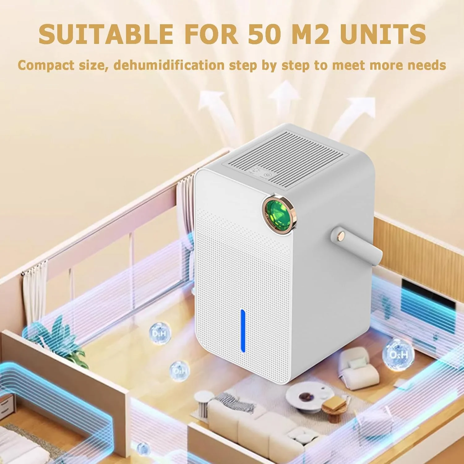 Dehumidifier 1000ml Portable - Image 3