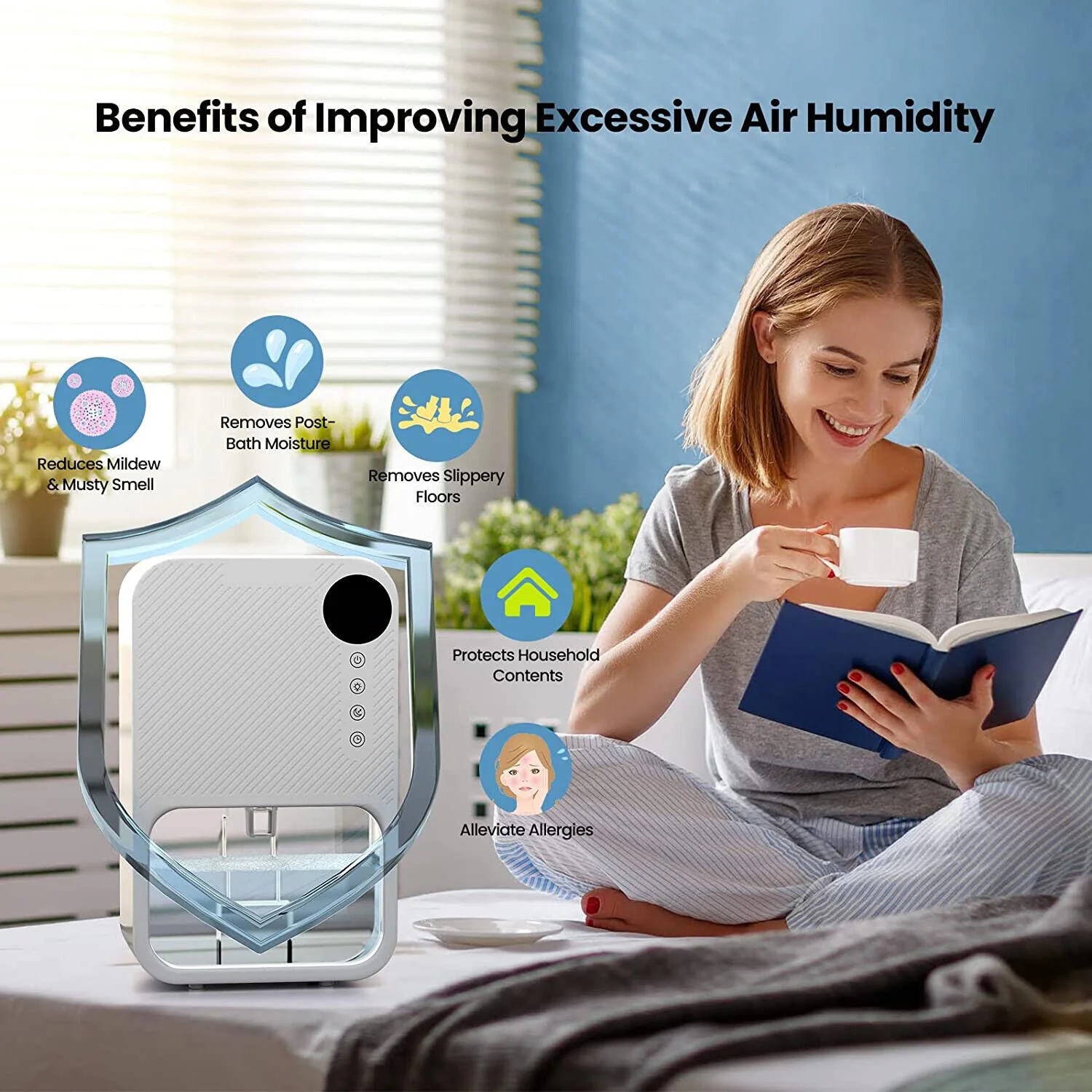 Dehumidifier 1100ml Portable - Image 8