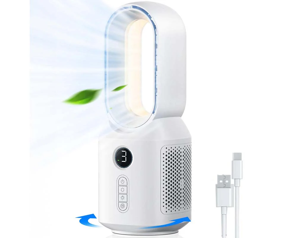 Desk Fan Bladeless Fan - Image 8