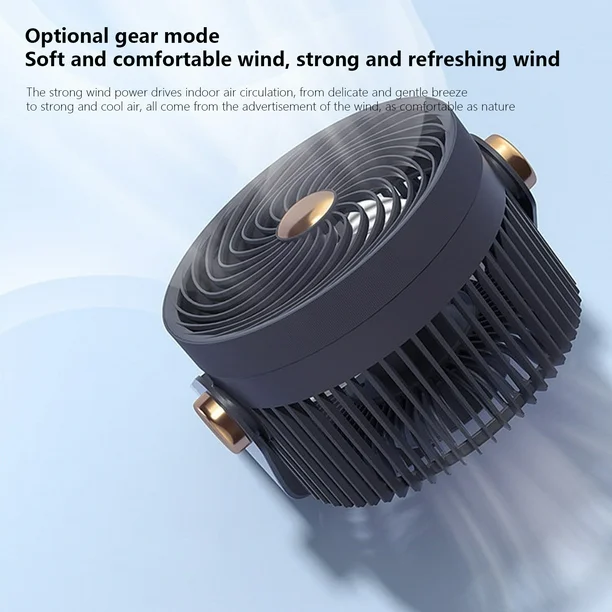 Desktop Fan Home Office Fan (Blue) - Image 3