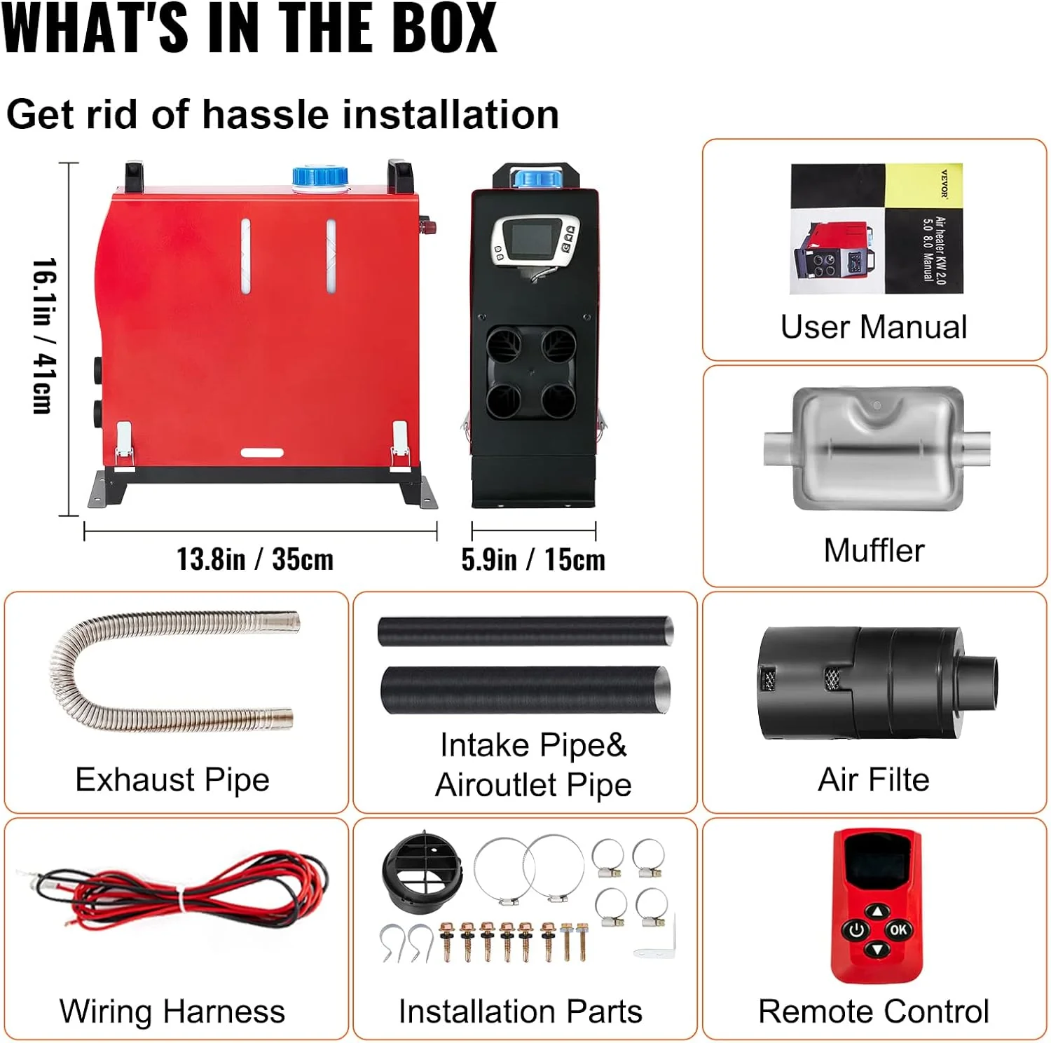 Diesel Air heating system With Controller - Image 11